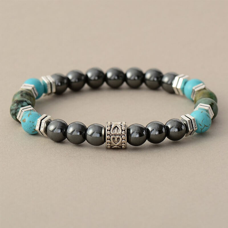 Image de Bracelet en Turquoise et Hématite - Unbranded