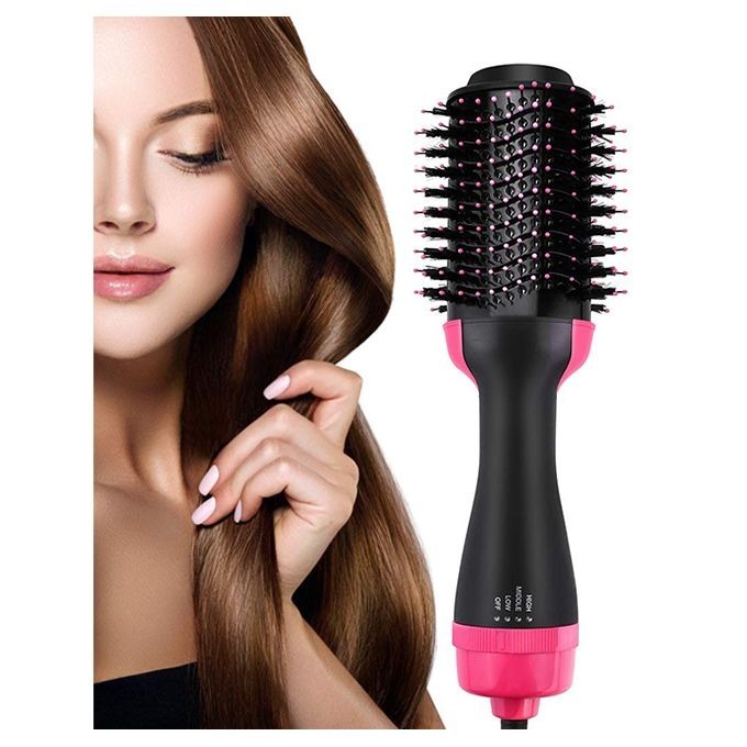 Image de Brosse chauffante 3 en 1 - Séchoir et lisseur pour des cheveux lisses et brillants - Unbranded
