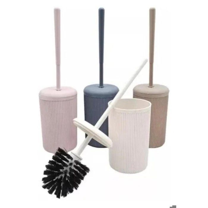 Image de Brosse de toilette ,WC couleurs aléatoires brosse décorative en plastique pour cuvette de toilette - Unbranded