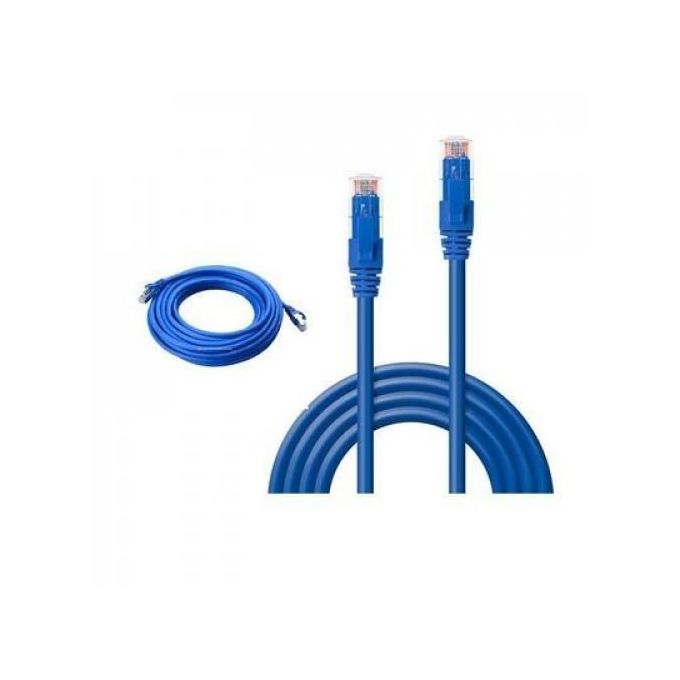 Image de Cable Reseau ethernet RJ45 Gigabit 30M CAT.6 STP Qualité Pro 1000Mbps - Bleu - Unbranded