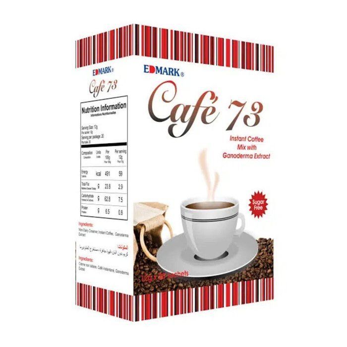 Image de Café 73 Mélange pour café instantané avec extrait de ganoderma - Unbranded
