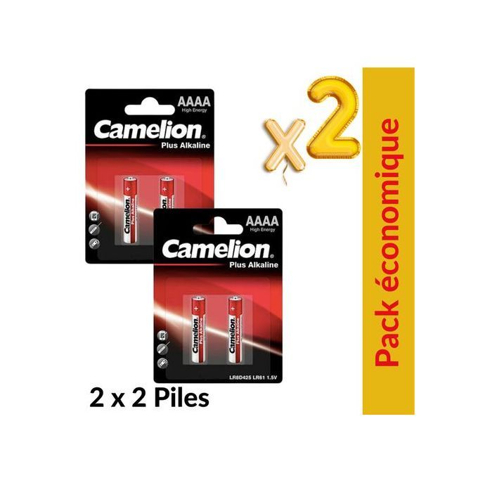 Camelion 2x 2 Piles Alcalines AAAA