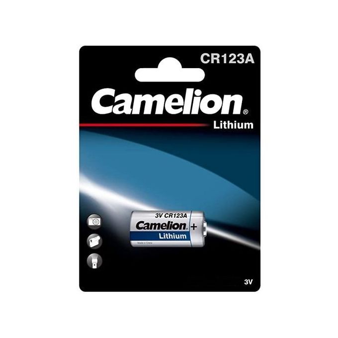 Image de Camelion Pile 3V CR123A Batterie Lithium 3 volts Pour Appareil Photo // CR 123A - Unbranded