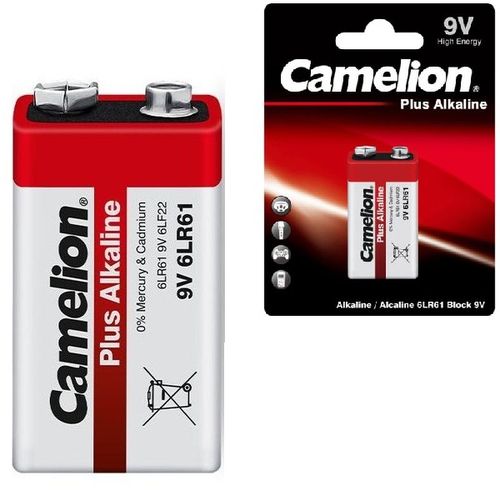 Camelion Pile Alcaline 9V // Batterie 9 volts Pour Métrix Multimètre 6LR61
