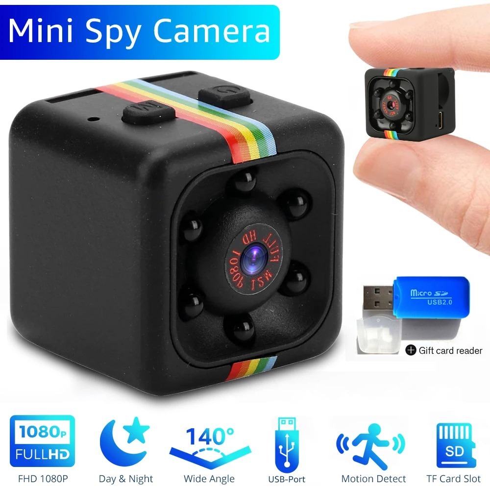 Image de Caméra Mini SQ11 HD 1080P - Caméra Ultra Compacte avec Vision Nocturne et Haute Résolution - Unbranded