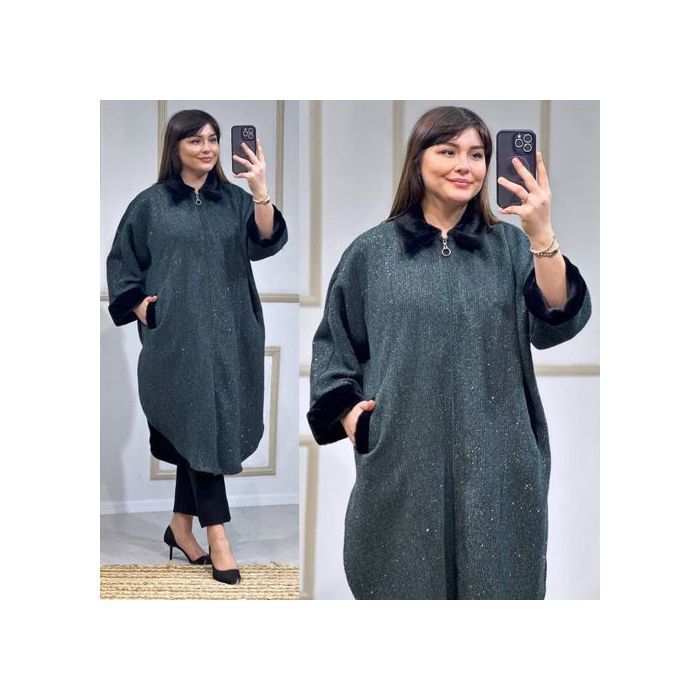 CAP Ref 31 d'hiver élégant pour femme, importe de Turquie - vert