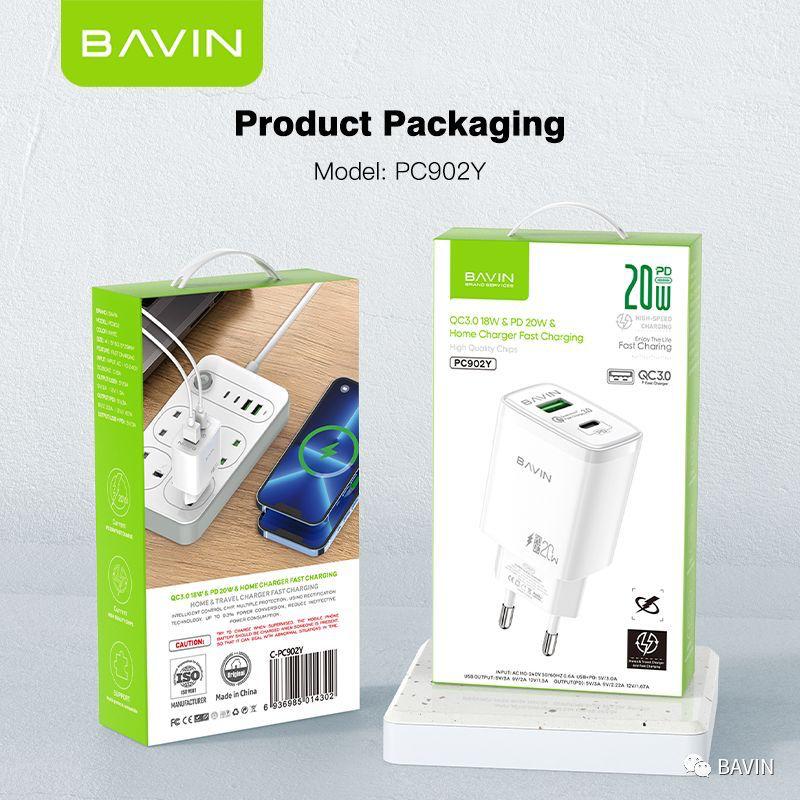 Chargeur Rapide 20W BAVIN PC902Y
