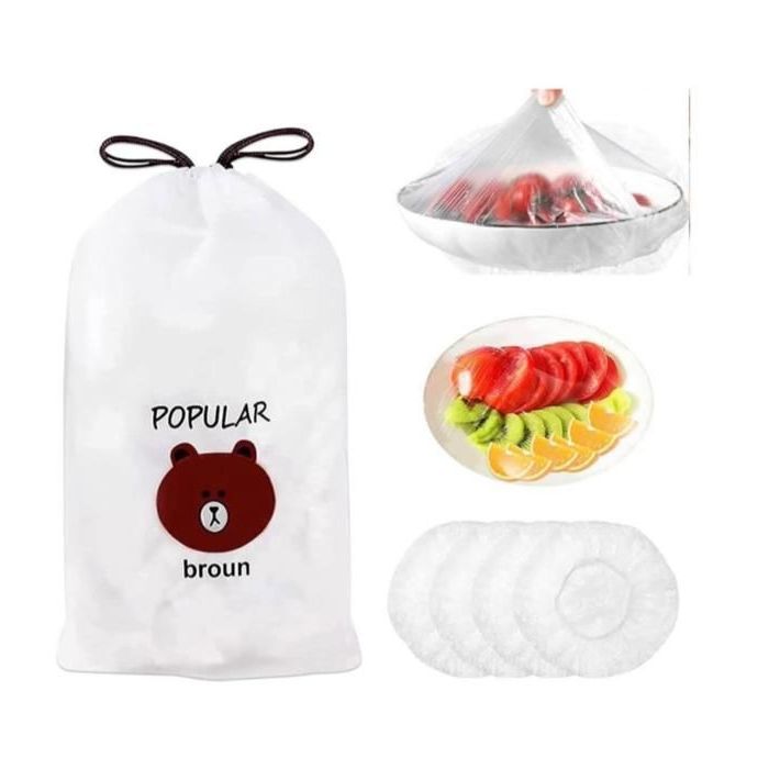 Image de Charlotte Alimentaire Reutilisable, 100 Pièces Film Alimentaire Reutilisable - Unbranded