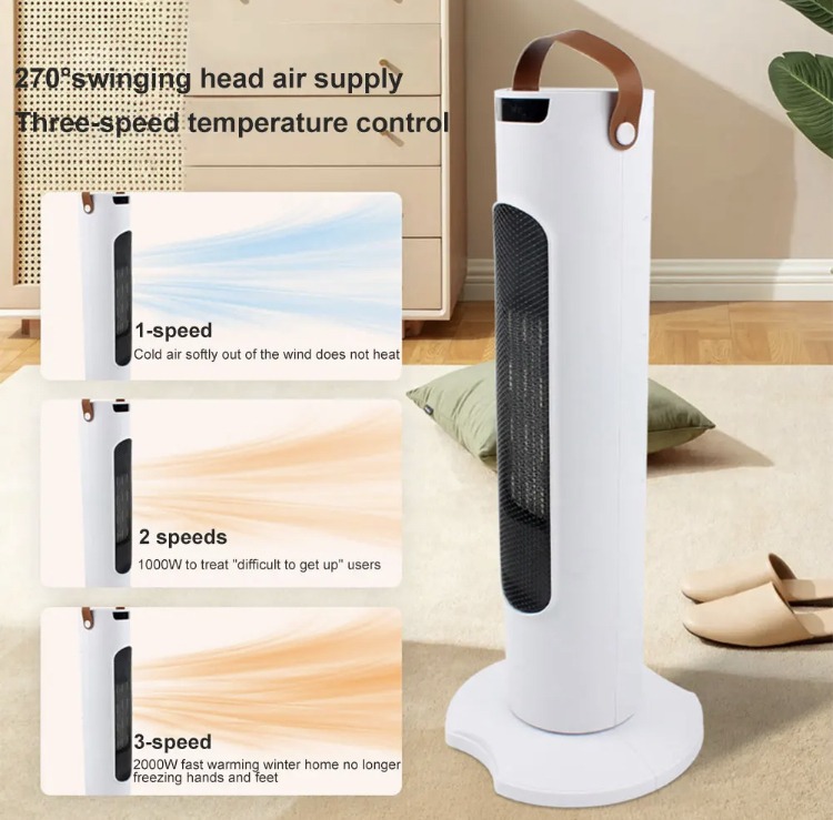 Chauffage électrique ventilateur trois vitesses pour le réglage Tension 120 /220V