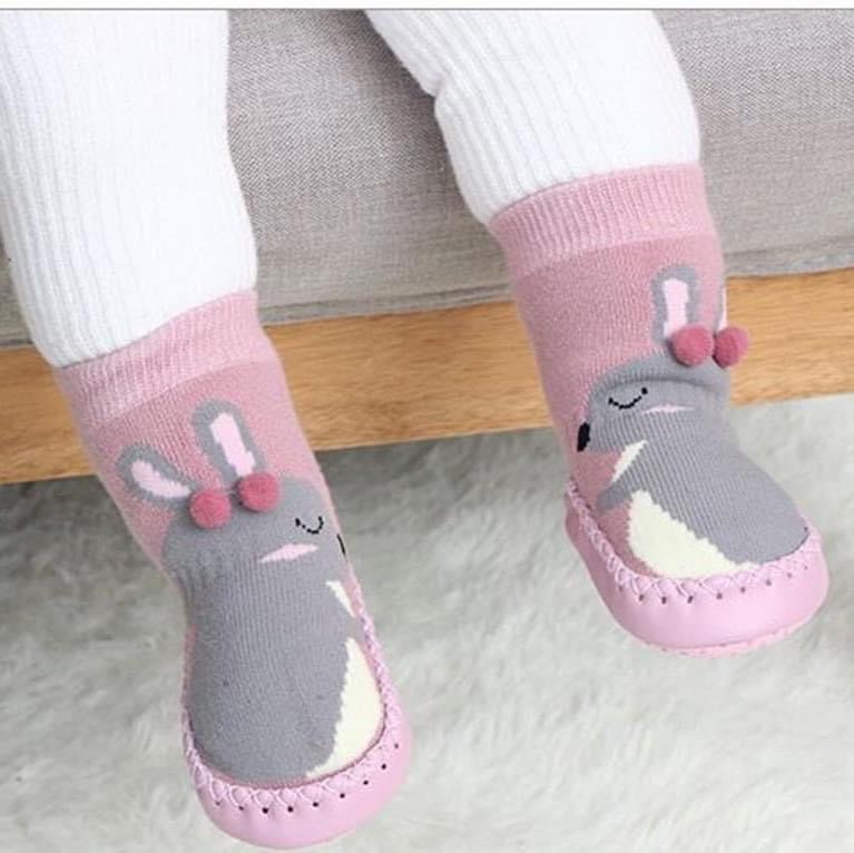 Image de Chaussettes bébé anti-slip Roses - Unbranded
