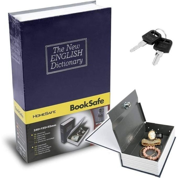 Image de Coffre-Fort Livre – Coffre-Sécurisé Camouflé en Forme de Livre - Unbranded