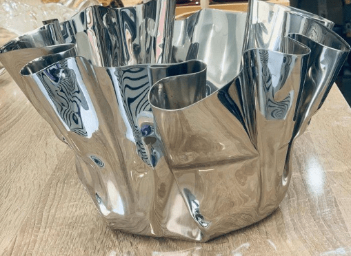 Image de Coupe argenté en inox 18 carats 29cm/H15cm - Unbranded