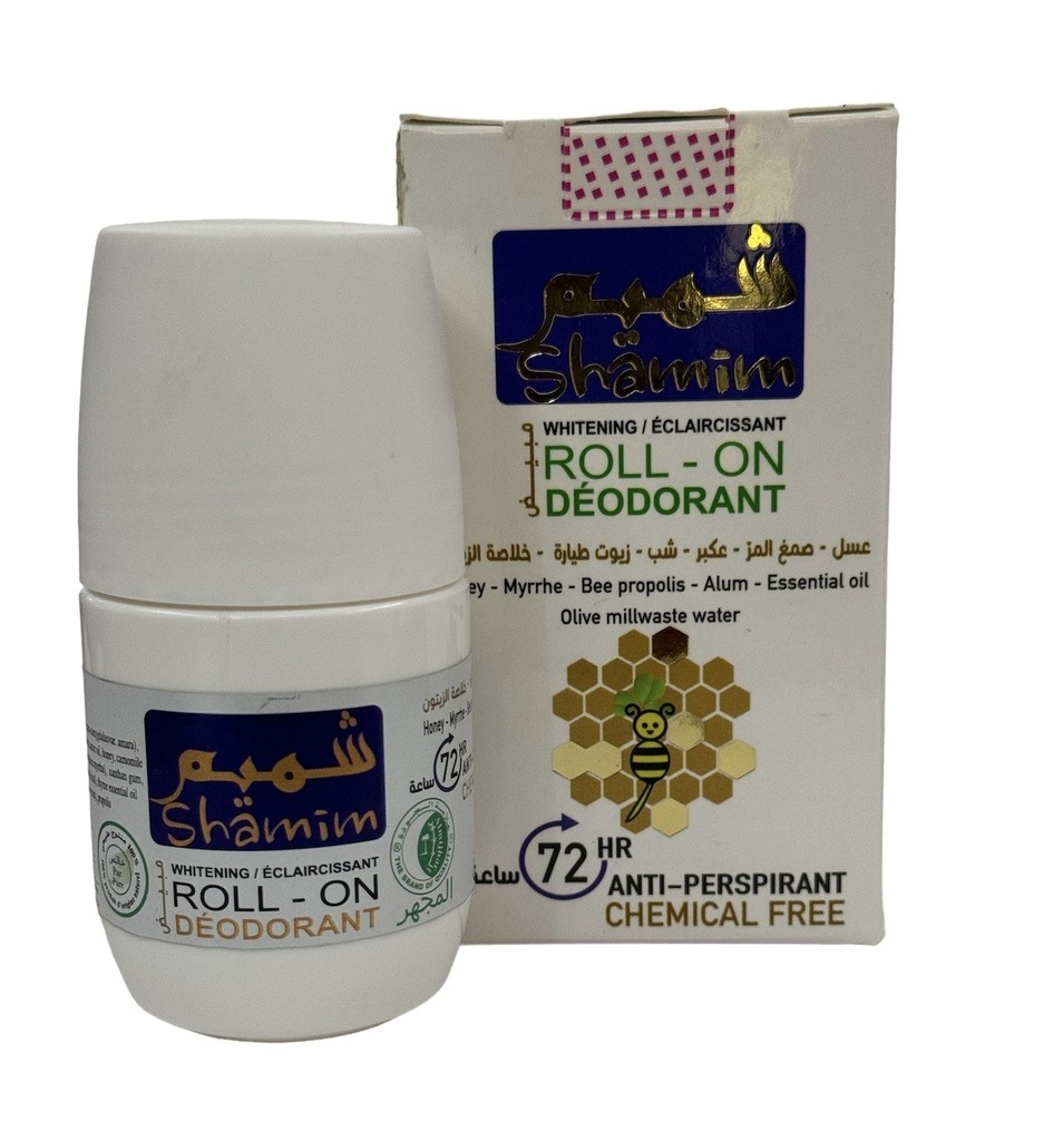 Déodorant Roll-On Shamim Oriental : Protection Naturelle et Éclaircissante