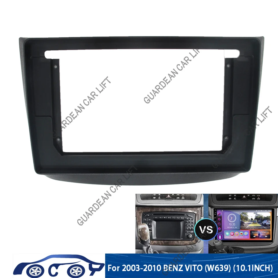 Image de Écran multimédia pour Mercedes- Benz VITO 2 VIANO 2 W639 2003-2015 - Unbranded