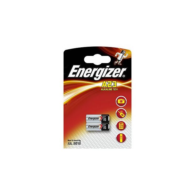 Image de Energizer 2 Pile Alkaline A23 12V // Batterie Alcaline12 volt 23A // Alarme Porte Garage - Unbranded