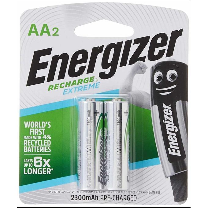 Image de Energizer 2 piles rechargeables AAA 2300 mAh - Unbranded