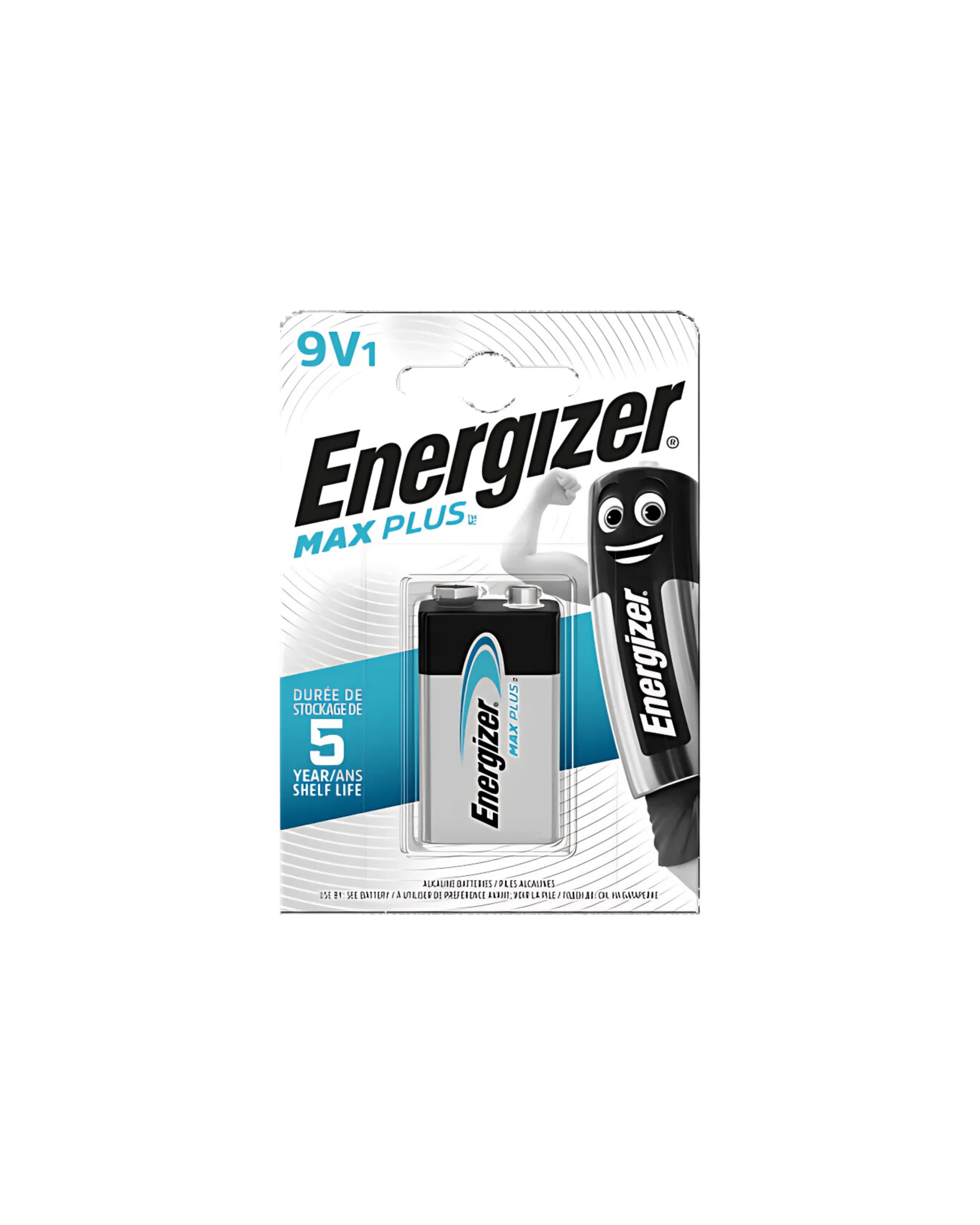 Image de Energizer Max Plus Alcaline 9V, pack de 1 Pile
