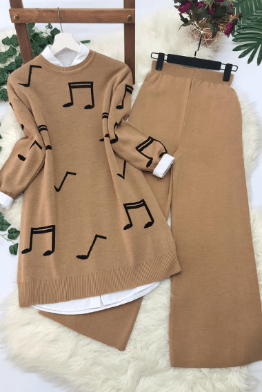 Ensemble Cape &amp; Pantalon – Élégant, chaud et de haute qualité