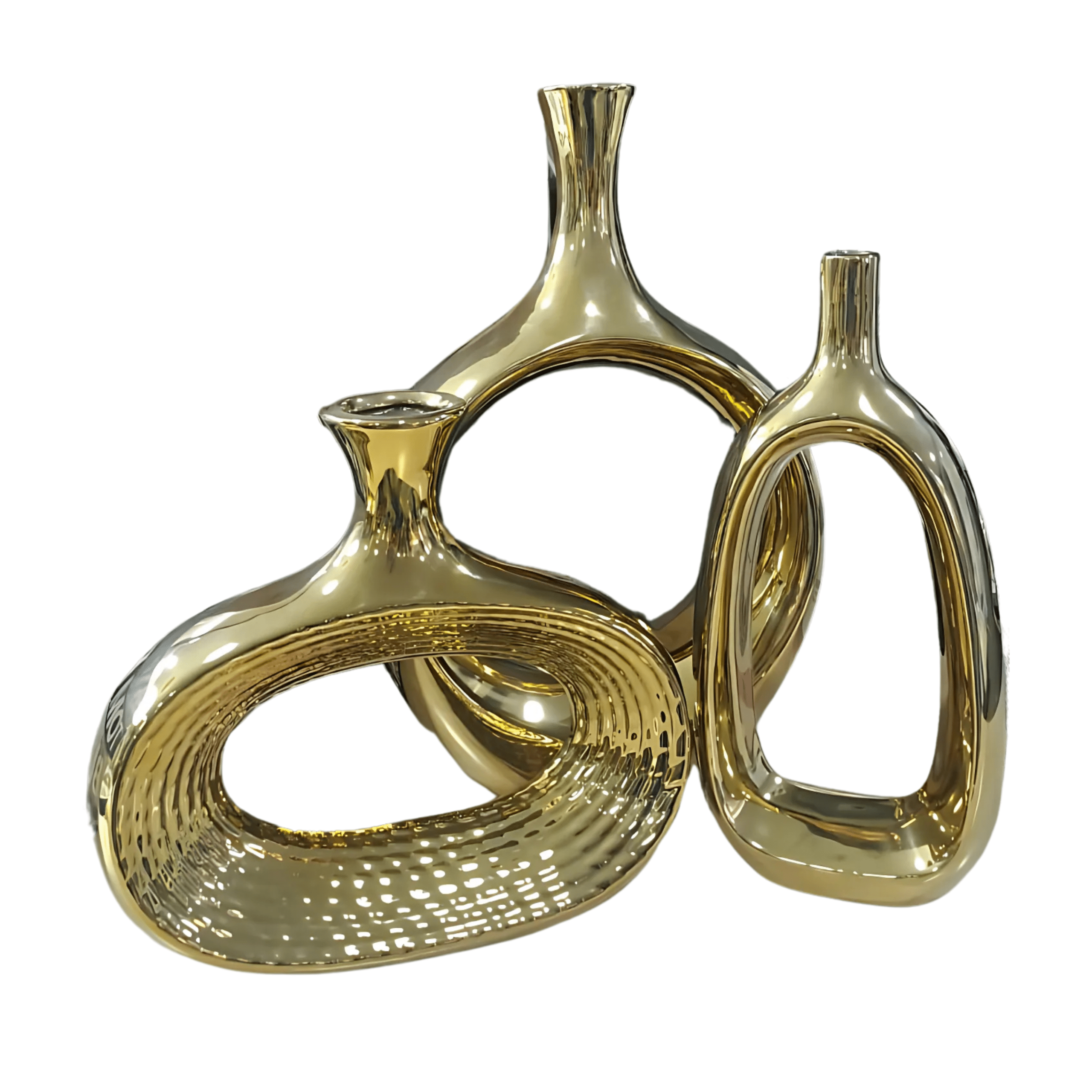 Image de Ensemble de Vases en Céramique (Lot de 3) - Unbranded