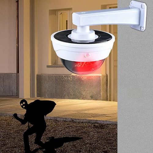 Image de Faux caméra, Lampe solaire en forme de caméra pour sécuriser votre maison - Unbranded