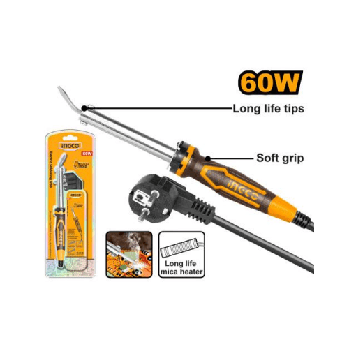 Image de Fer à souder électrique à tête courbée 60W - Unbranded