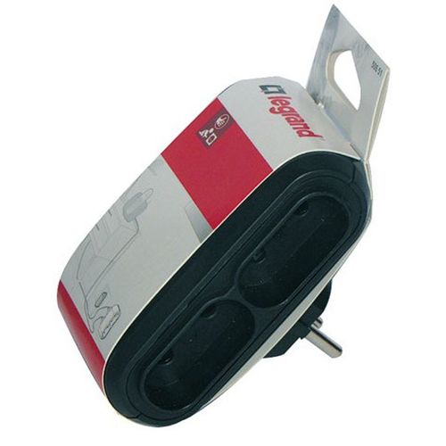 Image de Fiche Rallonge Multiprise 2P avec 4 prise noir - Unbranded