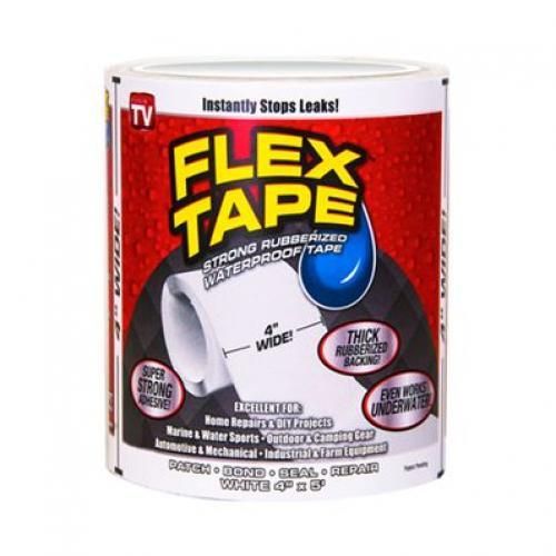 Image de Flex Tape Scotch de réparation blanc Bande autocollante étanche caoutchouc forte Anti-fuite - Unbranded