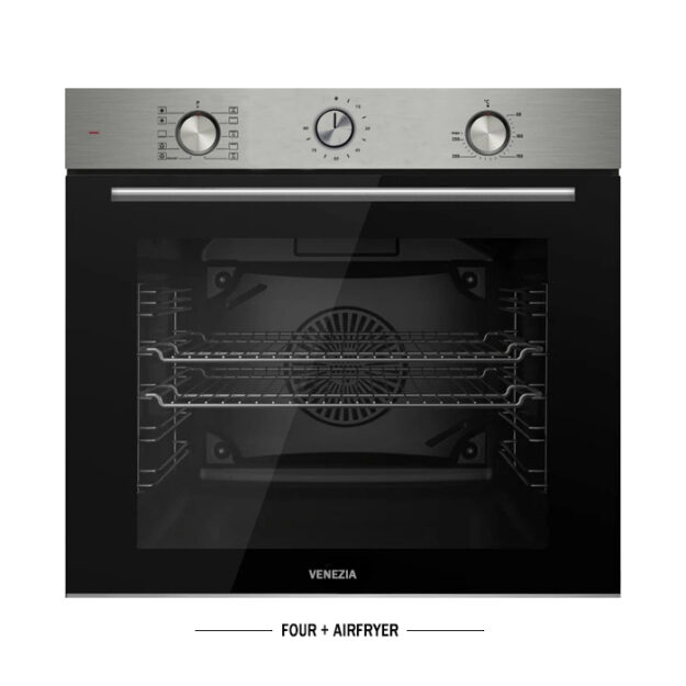 Image de Four AIRFRAYER encastrable VENEZIA électrique en inox - Friteuse rapide turbo ventilée 2 en 1