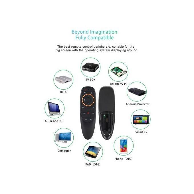 Image de G10S Air Mouse 2.4G Voice Remote USB Receiver Wireless Smart Mouse for Android TV-box Projector - Unbranded