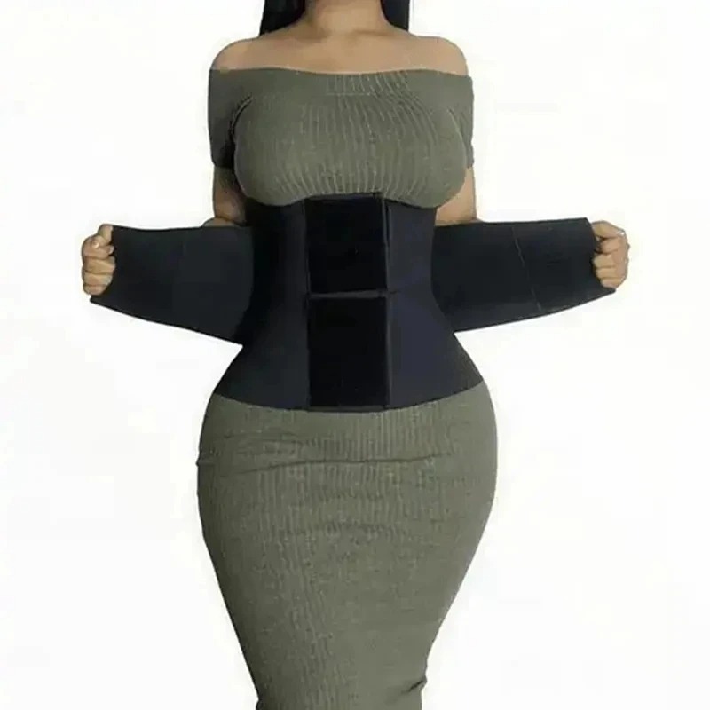 Image de Gaine Amincissante Rap-Duty – Housse de Taille avec Support Poitrine pour Femmes - Unbranded