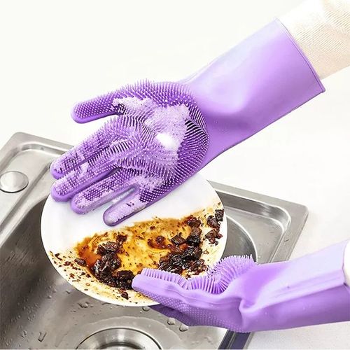 Image de Gants de cuisine en Silicone gants de nettoyage - Unbranded