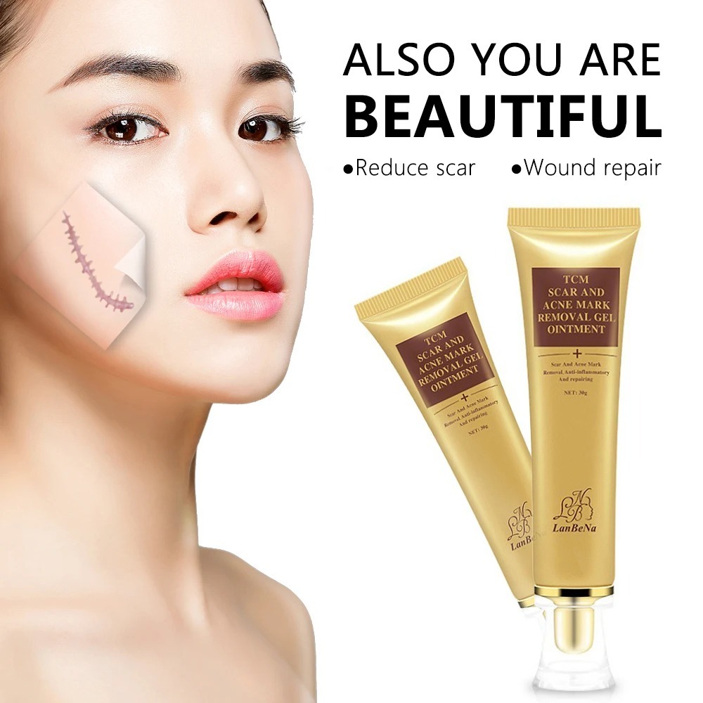 Image de Gel TCM pour Cicatrices et Marques d'Acné - Réduit les Cicatrices et Améliore l'Apparence de la Peau - Unbranded