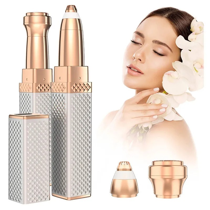 Image de Genetic 2en1 Epilateur électrique à sourcils,Visage et corps, Rechargeable USB TG - Unbranded