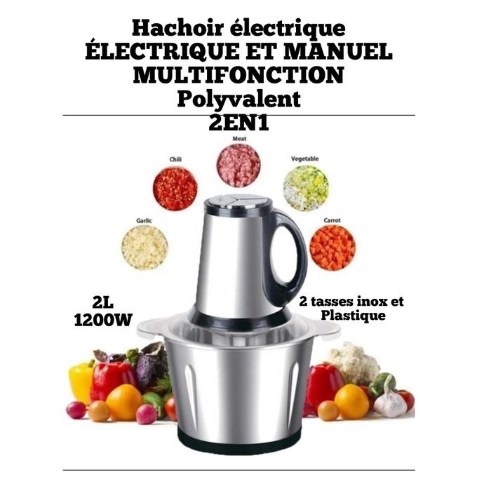 Image de Hachoir électrique multifonction مفرمة كهربائية متعددة الوظائف - Unbranded