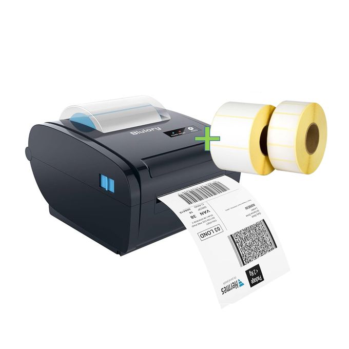 IMPRIMANTE THERMIQUE CODE BARRE AVEC 2 ROULEAUX 25x50