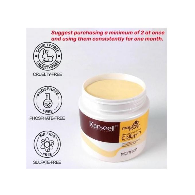 Image de Karseell Collagen Hair Treatment Deep Repair Conditioning Argan Oil 250 Ml - Unbranded