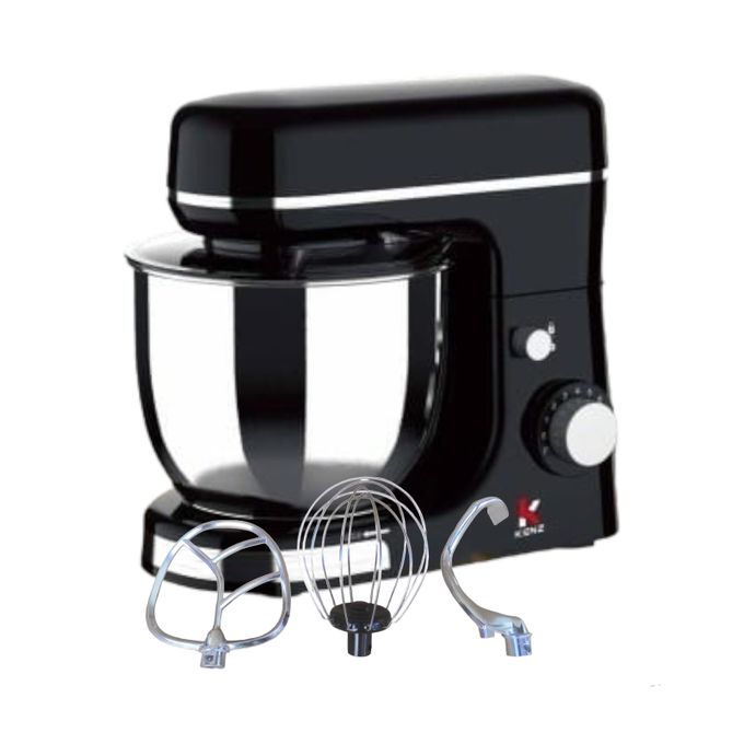 Image de Kenz Robot Cuisine Pétrin 5 LITRES 1300W 8 VITESSE Noire ARTICLE 5834 - Unbranded
