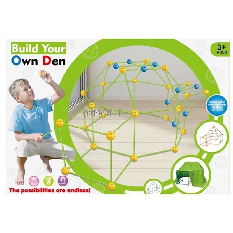 Image de Kit de Construction – Bâtis ta Propre Cabane - Unbranded