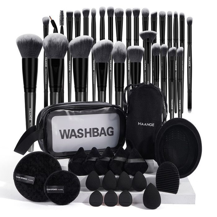 Image de Kit de pinceaux de maquillage - 30pcs - Vegan - Doux - Design classique - Hypoallergénique - Unbranded