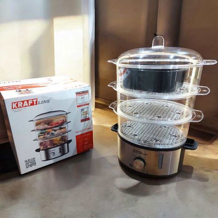 Image de Kraft line Cuiseur électrique à Vapeur Look-in 3 Compartiments - Unbranded