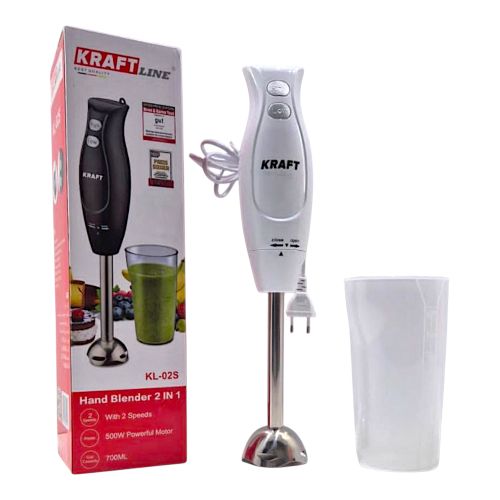 Image de Kraft line Mixeur plongeant inox 500W 2 en 1 - Unbranded