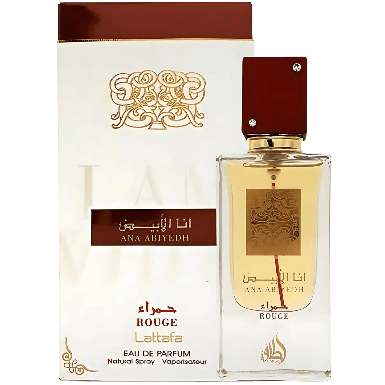 Image de LATTAFA – Parfum ana El abyad (ROUGE) – 60ml - Unbranded