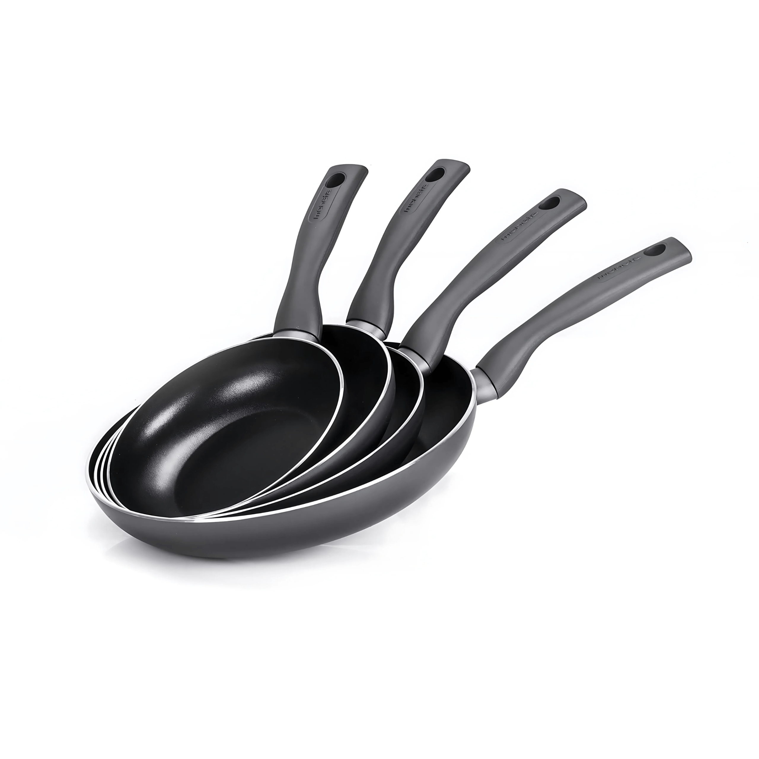 Lot de 3 Poêles Anti-adhésives Professionnelles