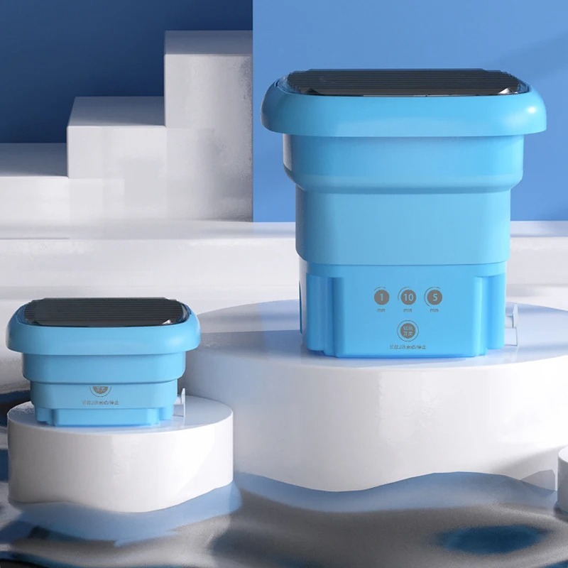 Image de Machine à Laver Portable - Petite et Compacte, Idéale pour Vêtements Intimes et Enfants - Unbranded
