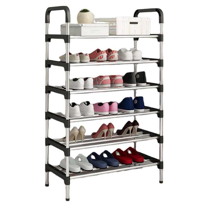 Image de Meuble à Chaussures Léger Family – Rack de Rangement Portable à Plusieurs Niveaux - Unbranded