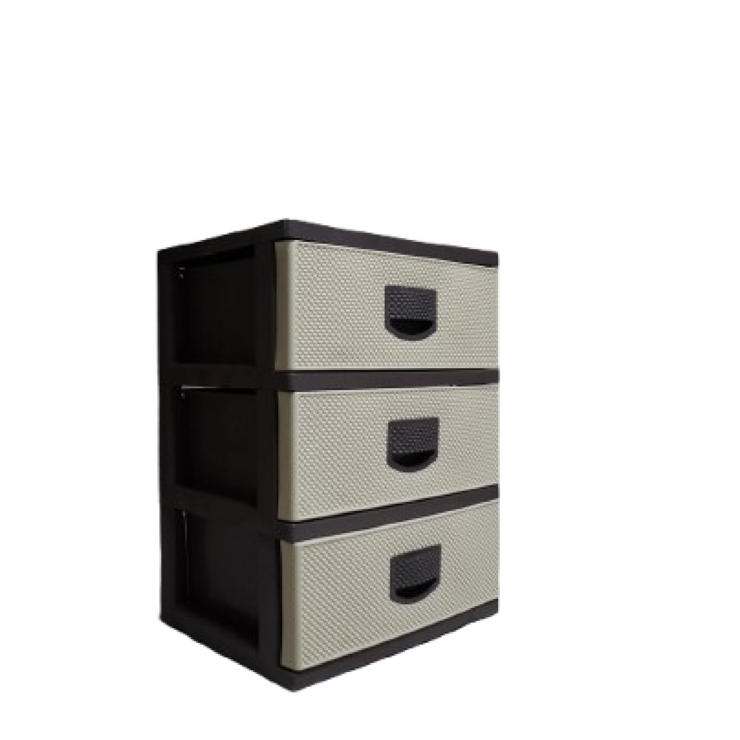 Meuble de rangement plastique avec 3 tiroirs