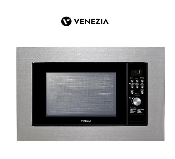 Image de MICRO ONDE VENEZIA encastrable 1400 W en couleur gris et noir - Unbranded