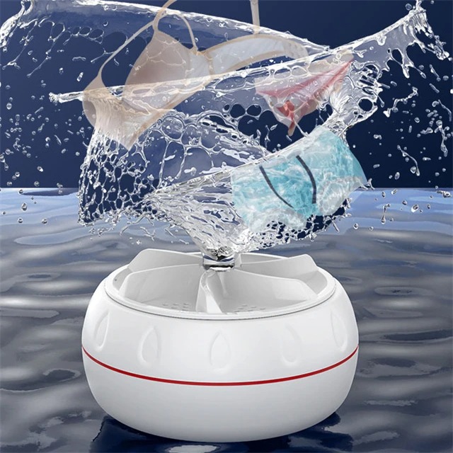 Image de Mini Machine à Laver Portable – Idéale pour Voyages et Petits Espaces - Unbranded