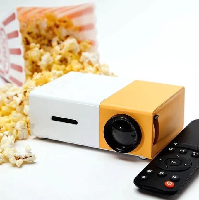 Image de Mini Projecteur Portable YG300 LED Audio HDMI USB - Unbranded