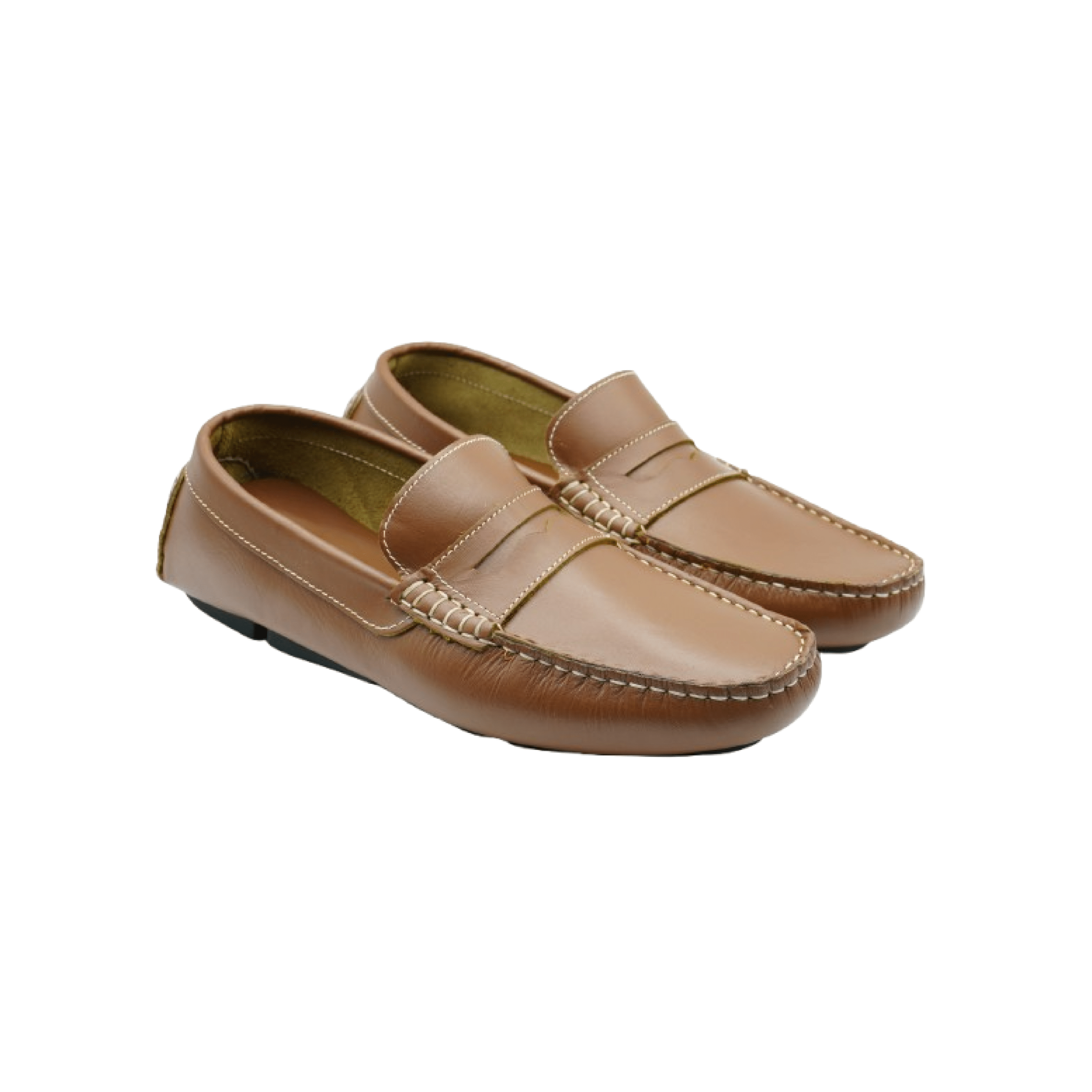 Image de Mocassins Hommes en cuir Marron - Unbranded